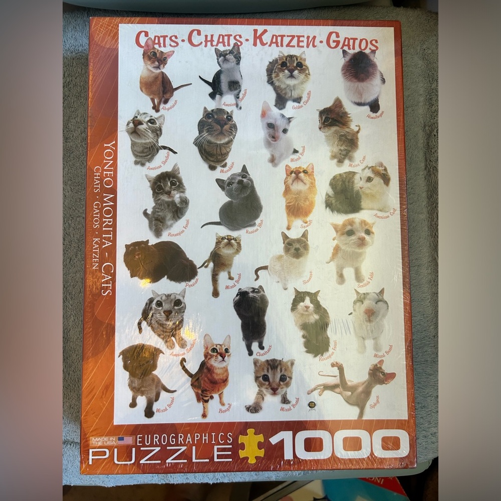 Eurographics 1000 piece Yoneo Morita Cats puzzle